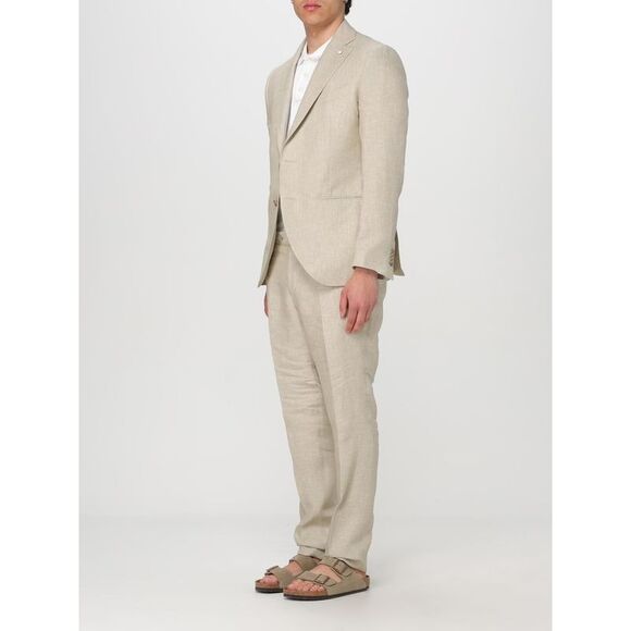 Luigi Bianchi Suit Men Kaki - Picture 4 of 4